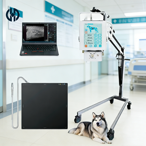 Máquina de Rayos <span class=keywords><strong>X</strong></span> Veterinaria Portátil de Alta Resolución con Detector de Panel Plano/Software de Imagenología para Hospital de Animales - Product Image 1