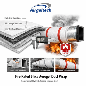 <span class=keywords><strong>Couverture</strong></span> isolante pour toiture en aérogel de silice ignifuge, haute valeur R, écologique, 15 mm, pour applications industrielles, commerciales et CVC (gaz de refoulement) - Product Image 2