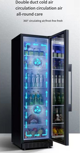 Réfrigérateur <span class=keywords><strong>à</strong></span> <span class=keywords><strong>vin</strong></span> personnel NUELEAD NE-375, cuisine commerciale, hôtel, moderne, en verre, pour les amateurs de <span class=keywords><strong>vin</strong></span>, intégré, bière rouge - Product Image 3