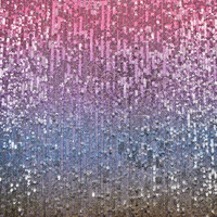 Tissu tricoté respirant multicolore élégant 180 g/m² 130 cm avec broderie de sequins pour manteaux de mariage