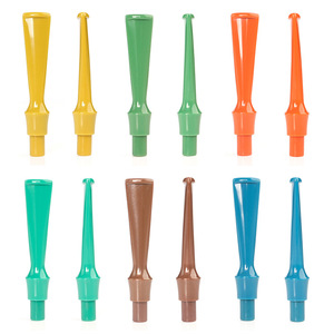 Muxiang 9mm Straight Acrylic Mouthpiece Reusable Cigarette Pipe Accessory Colorful Handle - Product Image 5