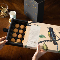 Boîte de papier de carton blanc de luxe avec impression de logo personnalisé Snack Cookies Pain Bonbons Alimentaire Chocolat Emballage Boîte-cadeau avec séparateurs