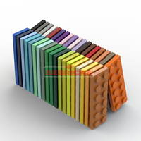 BEBRICKS Série de pièces de construction 3795 Plaque 2x6 Blocs de construction Jouet Pièce de base MOC Ensemble de plaques pour garçons et filles Créer