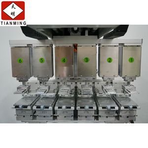 Semi-Automatic six color 3D rotating shuttle pad printing machine - Product Image 3