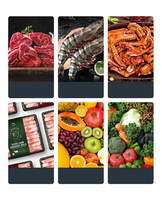 Commerciële voedselverpakkingsmachine voor supermarkt, delicatessen, fruit, vis en wegwerpcontainers