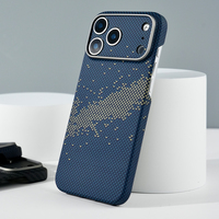 Étui de téléphone ultra-fin en fibre d'aramide JOYPORODO V-K01, vente en gros pour iPhone 15 16 17 Pro Max, étui magnétique en fibre de carbone anti-choc