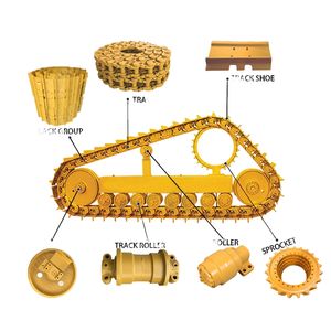 Gruppo di collegamento cingolato per escavatore E70b <span class=keywords><strong>E110</strong></span> E120b E215 E235 E307 collegamento binario 49l per parti sottocarro - Product Image 2