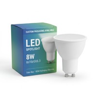 Ampoule LED GU10 8W 600 LM SMD à bas prix, vente en gros, perles de lampe en aluminium