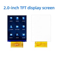 Modul LCD TFT QTSS Stabil 2 Inci Resolusi 320x240 Antarmuka MCU 8-bit ST7789T3 Jam Tangan Pintar Kontrol Industri -20~+70