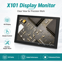 Nouvel écran LCD IPS 10 pouces 4:3 pour microscope et réparation de téléphones portables, utilisation sur ordinateur de bureau, pièces de maintenance industrielle