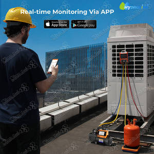 एलिटेक v900 बुद्धिमान एचवीएसी वैक्यूम पंप <span class=keywords><strong>9</strong></span> <span class=keywords><strong>cfm</strong></span> 2 चरण रोटरी वेन टच स्क्रीन स्मार्ट वैक्यूम पंप - Product Image 6