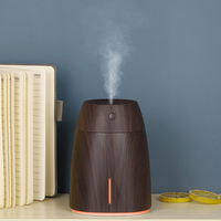Humidificateur à ultrasons à grain de bois 600 ml, diffuseur d'huiles essentielles à ultrasons, adapté à la maison