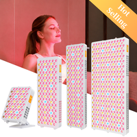 IDEATHERAPY Panneau de luminothérapie LED infrarouge pour le corps entier avec Bluetooth et application, 8/9 ondes, panneau de luminothérapie rouge