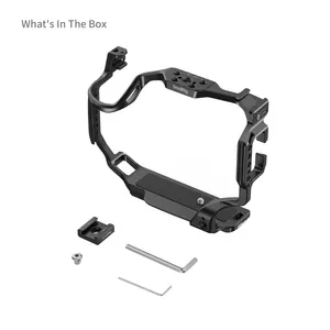 Sma1lRig Cage complète pour Canon EOS R1 avec plaques de fixation rapide Arca-Swiss pour stabilisateurs DJI RS 4 / RS 4 Pro avec trous ARRI - Product Image 5