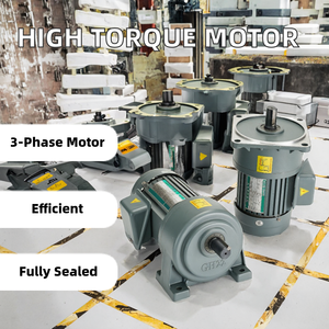 มอเตอร์เกียร์ AC ขนาดเล็ก กำลังต่ำ แรงบิดสูง 2.2-3.7 กิโลวัตต์ สามเฟส 50/60 เฮิรตซ์ แบบปิดสนิท ติดตั้งแบบหน้าแปลน ประสิทธิภาพ IE2 - Product Image 4