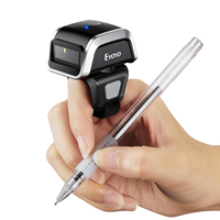 Eyoyo EY-031 CMOS entrepôt logistique 2.4G BT anneau de doigt Bluetooth 1D 2D sans fil codes-barres Scanner pour Android IOS téléphone Win Mac