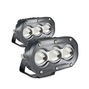 TAOCHIS 9-80V 60W 3 yeux LED projecteur lentille 3000k 6000k blanc + jaune phares de voiture camion rénovation article voiture auto moto - Product Image 2