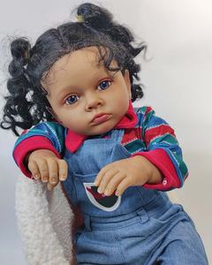 R & B Real Bonecas <span class=keywords><strong>Lol</strong></span> Doll Toddler Newborn Bebe Reborn Completo De Silicon Black Reborn Dolls Silicone - Product Image 5