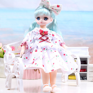 ตุ๊กตาพลาสติกสำหรับเด็กชุดตุ๊กตาเด็กผู้หญิงพร้อมเสื้อผ้าแฟชั่น BJD จากประเทศจีน - Product Image 4