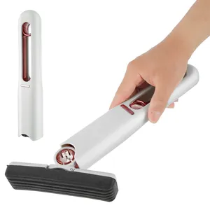 Desktop Mini Mop Wieder verwendbarer Wet Dry Mop Tragbarer verstellbarer Self Easy Squeeze Faltbarer kleiner Mopp