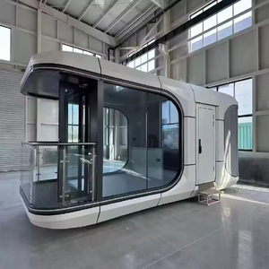 Capsule Hotel Furniture Modular <b>Prefab</b> <b>House</b> Home Villa 20 40ft Capsule Living Container Outdoor Sleep Durable Space Capsule - Product Image 3