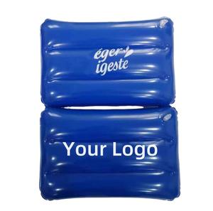 Individuelles LOGO Aufblasbares Schwimmbad-Kissen Rechteckiges Schwimmkissen PVC Transparentes Aufblasbares Luftkissen - Product Image 1