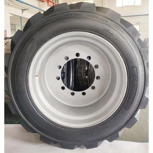 Neumático de camión de caucho sólido para elevador de brazo Genie AWP 9-14.5-355/55D625 18-625 445/50D710, llanta ensamblada con relleno de espuma para elevador de brazo - Product Image 5