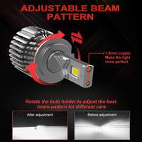 Bombilla LED para Faros Delanteros de Coche NAO EVO, 180W 30000lm NG Eagle 9005 H11/H4 LED IP68, Resistente al Agua, Ventilador Silencioso de Alta Velocidad, 2 Años de Garantía