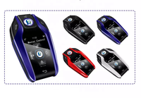 Système d'alarme de démarrage sans clé pour voiture, sans clé, bouton poussoir, démarrage à distance, installation autonome, avec clé LCD intelligente