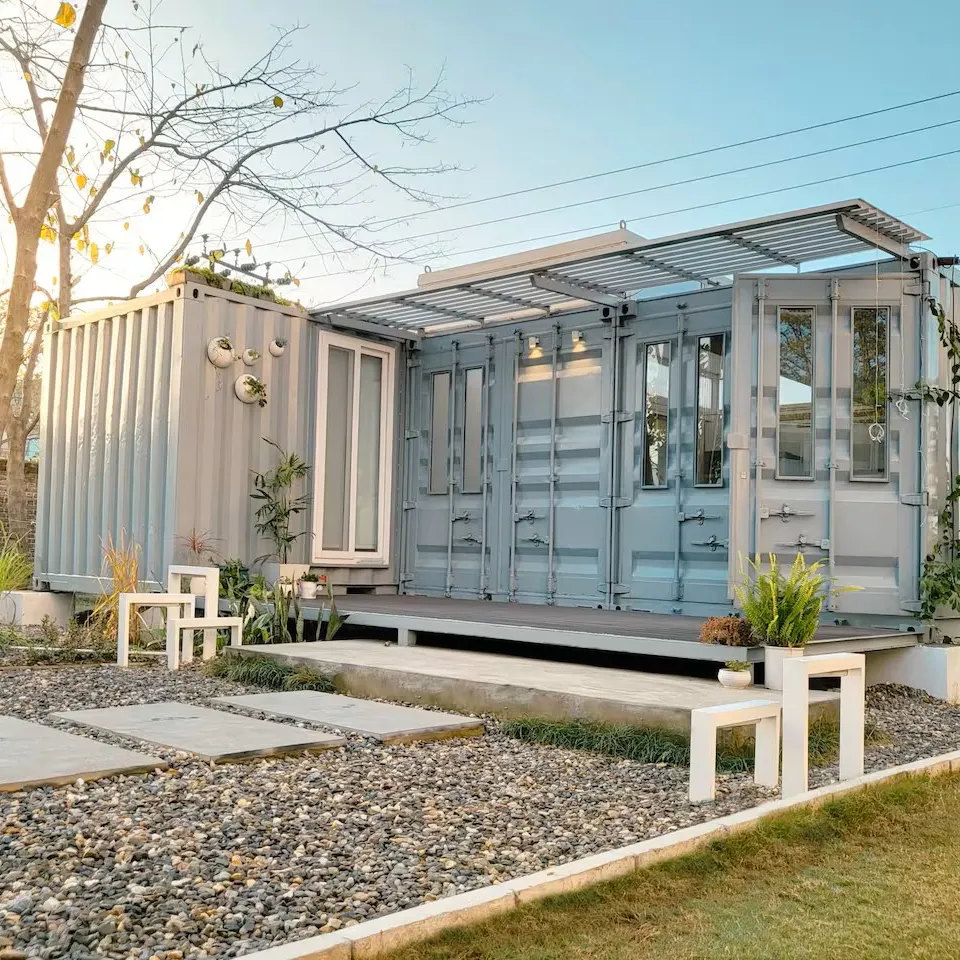 Module Prefabricated Small Cottage Ready Made House Steel Frame House Prefabricated Small Container House