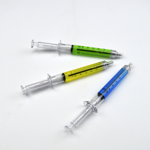 Stylos à bille à bille en plastique, <span class=keywords><strong>aiguille</strong></span> en forme de seringue, nouveauté - Product Image 6
