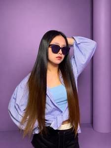 Extensiones de Cabello Liso Sedoso 100% Cabello Humano Virgen Vietnamita Crudo con Trama y Puntas Gruesas Negro Natural Brillante - Product Image 5
