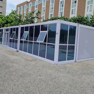Hotel y Oficina Modular Prefabricado de 2 Pisos, Casa Móvil Desmontable con Acero Galvanizado para Uso como Pabellón de Seguridad - Product Image 3
