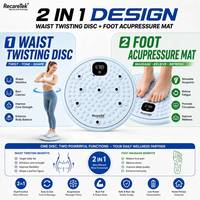 Aksesoris Peralatan Kebugaran, Peralatan Olahraga, Peralatan Fitness, Body Building, Produk Pintar untuk Rumah, Alat Latihan, Mesin Waist Twister Board