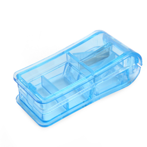 High Quality Transparent Plastic Pill Organizer Convenient Medicine Splitter and Promotional Cutter for Pill Storage Cases