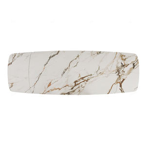 Meubles de <span class=keywords><strong>salle</strong></span> à <span class=keywords><strong>manger</strong></span> gain de place, style nordique, <span class=keywords><strong>table</strong></span> à <span class=keywords><strong>manger</strong></span> <span class=keywords><strong>extensible</strong></span> moderne de luxe en pierre frittée - Product Image 6