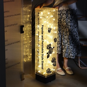 IP65 đánh giá sáng tạo mô hình Đá Acrylic LED Batten di chuyển dọc sàn hộp Đèn hình chữ nhật dễ dàng treo Sử dụng LED - Product Image 2