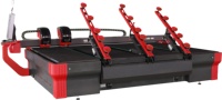 Máquina de Corte de Vidrio Automática Tres en Uno Optima con Brazos de Carga para Formas Irregulares