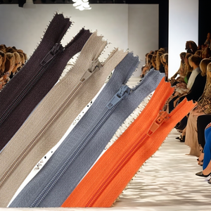 Cremallera para equipaje de textil hogarero ecológica de extremo cerrado al por mayor 3 #   Cremallera invisible de nailon para prendas de vestir, fabricada en plástico - Product Image 2