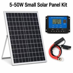 โรงงาน OEM ODM แผงโซลาร์เซลล์แบบกระจกลามิเนต 40W 18V พร้อมตัวควบคุม MPPT สำหรับกล่องไฟโฆษณา - Product Image 2