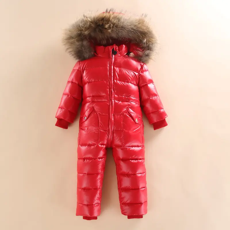 -30 Russische Winter Snowsuit 2021 Jongen Baby Jas 80% Eendendons Outdoor Baby Kleding Meisjes Klimmen Voor Jongens Kids jumpsuit 2 ~ 5y