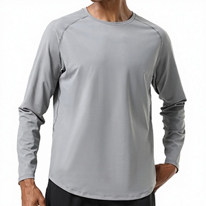 T-shirt de sport à manches longues pour homme 2026, haute élasticité, effet seconde peau, séchage rapide, polyester écologique, pour l'automne, fitness et activités sportives - Product Image 3