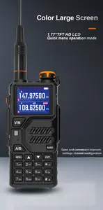 BAOFENG K5 PLUS Multi-band Handheld Air Freq Ham Radios AM/FM Two-way Communication High Power GMRS Walkie Talkie Original 10W