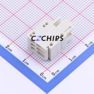 733-103 Plug-in Terminal Block Connector ( Pitch: 2.5mm )( Color: Gray )( Total PIN Count: 3P )( Number of Rows: 1 ) - Product Image 2