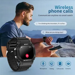LC31 Blue Tooth Call Smart Watch Men Women IP68 Waterproof Sports Health Message Push Smartwatch <b>LED</b> Flashlight Compass <b>Clock</b> - Product Image 6