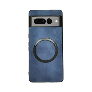 Google Pixel8pro Solid Color Lamb Leather Pattern Pixel 6_7_8 Full Package Magnetic Phone Case