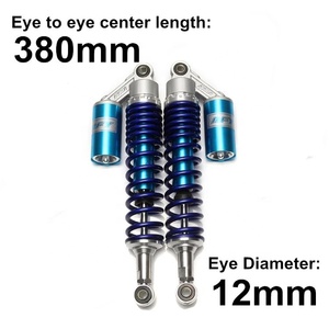 <span class=keywords><strong>Amortisseur</strong></span> arrière de <span class=keywords><strong>moto</strong></span> pour Yamaha Honda Kawasaki Suzuki <span class=keywords><strong>RFY</strong></span> 265mm 280MM 300MM 320MM 340MM 360MM 380MM 400MM 420MM - Product Image 5