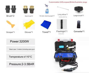 Mejor Electrodoméstico: Lavadora de Coches Portátil 2 en 1 con Asa de Transporte Inteligente y Máquina de <span class=keywords><strong>Limpieza</strong></span> a <span class=keywords><strong>Vapor</strong></span> Eléctrica con Alta Presión de 9 BAR - Product Image 6