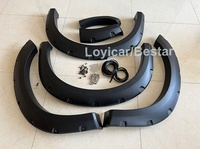 Évasements d'ailes de haute qualité pour Ford Ranger 2022 Wildtrak ABS noir mat 6 pièces garde-boue de passage de roue évasé accessoires de voiture