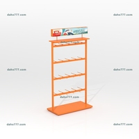 Magasin de détail Pantoufles de plage en métal Magasin Présentoir à chaussures Chaussettes Présentoir Sous-vêtements Présentoir